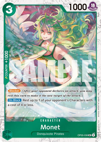 Monet (Pirate Foil) [Premium Booster -The Best- Vol. 2] Bandai