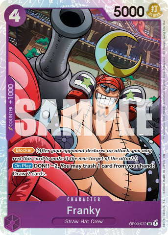 Franky (OP09-072) (Reprint) [Premium Booster -The Best- Vol. 2] Bandai