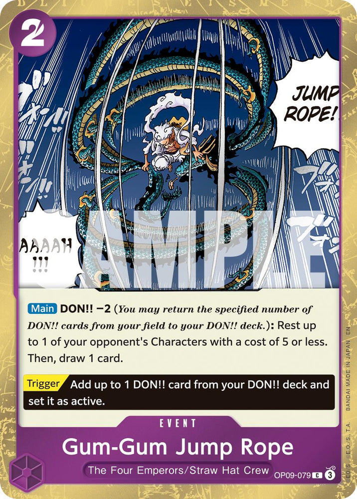 Gum-Gum Jump Rope (Pirate Foil) [Premium Booster -The Best- Vol. 2] Bandai