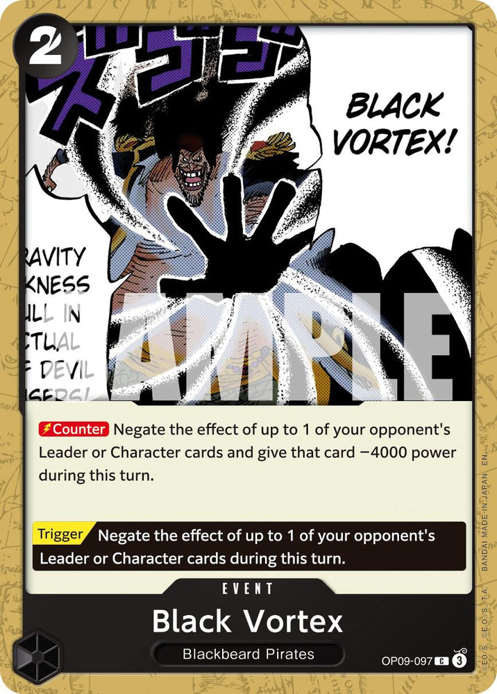 Black Vortex (Reprint) [Premium Booster -The Best- Vol. 2] Bandai