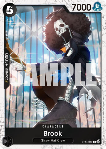 Brook (ST14-010) (Pirate Foil) [Premium Booster -The Best- Vol. 2] Bandai