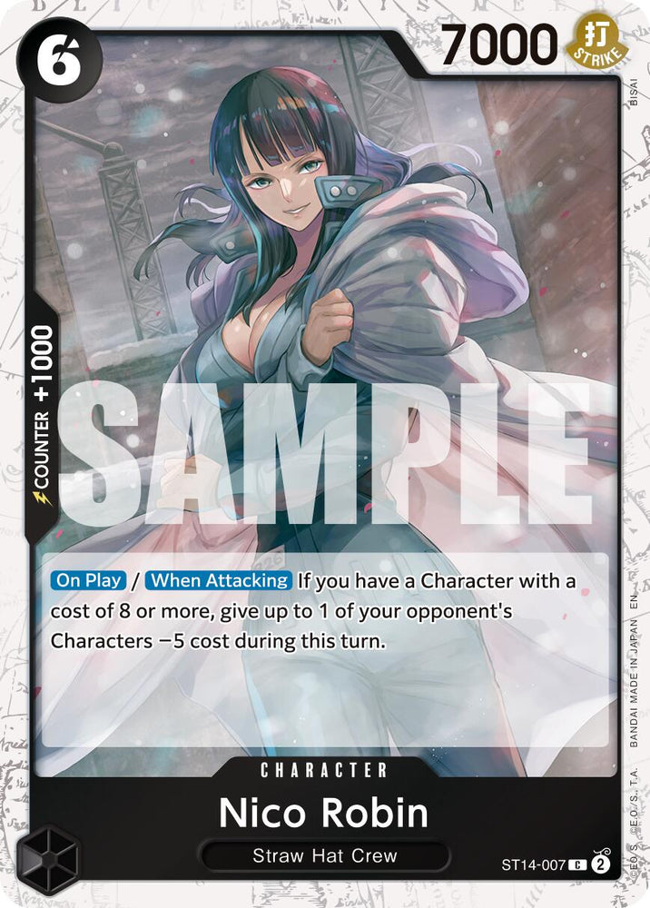 Nico Robin (ST14-007) (Pirate Foil) [Premium Booster -The Best- Vol. 2] Bandai