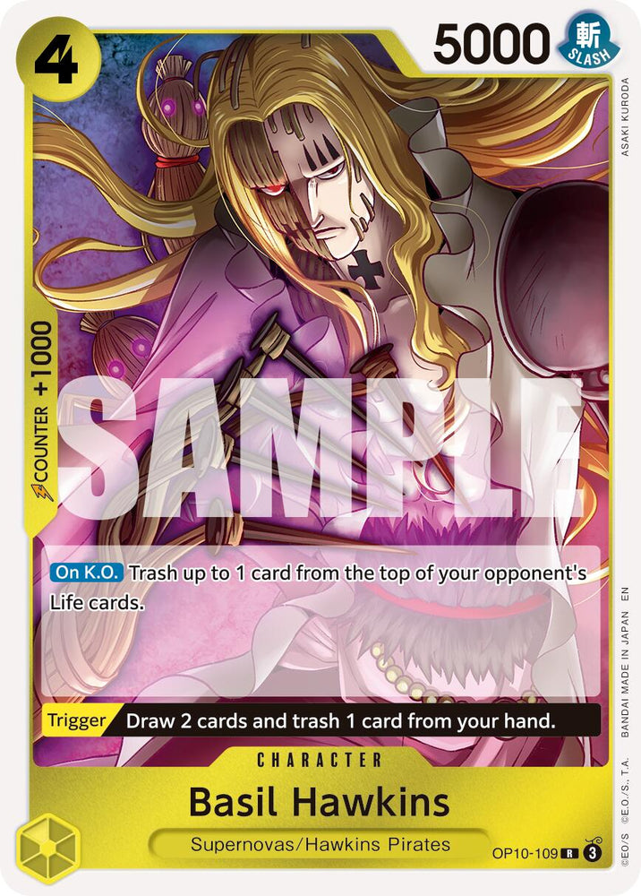 Basil Hawkins (OP10-109) (Reprint) [Premium Booster -The Best- Vol. 2] Bandai