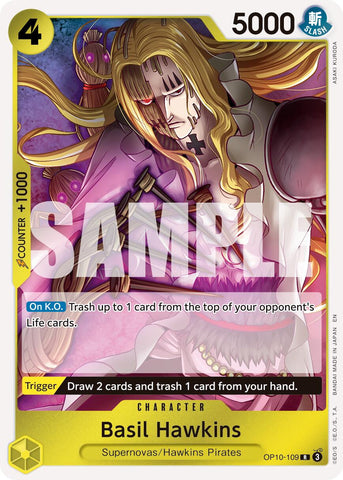 Basil Hawkins (OP10-109) (Reprint) [Premium Booster -The Best- Vol. 2] Bandai