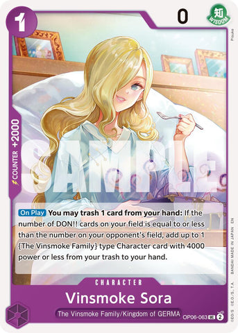 Vinsmoke Sora (Reprint) [Premium Booster -The Best- Vol. 2] Bandai