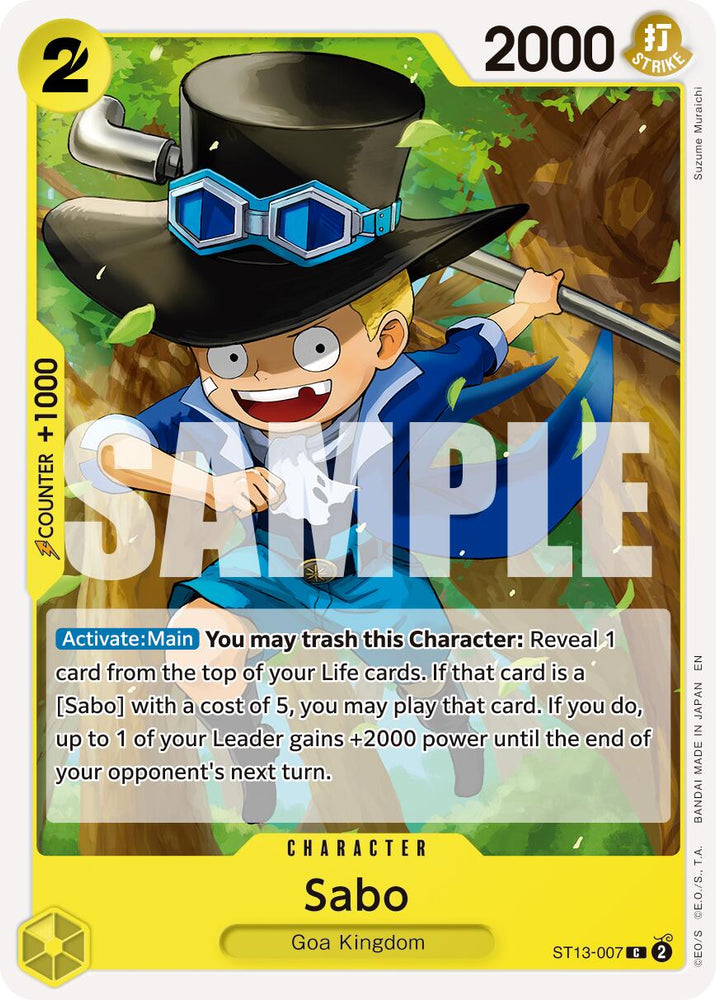 Sabo (ST13-007) (Reprint) [Premium Booster -The Best- Vol. 2] Bandai