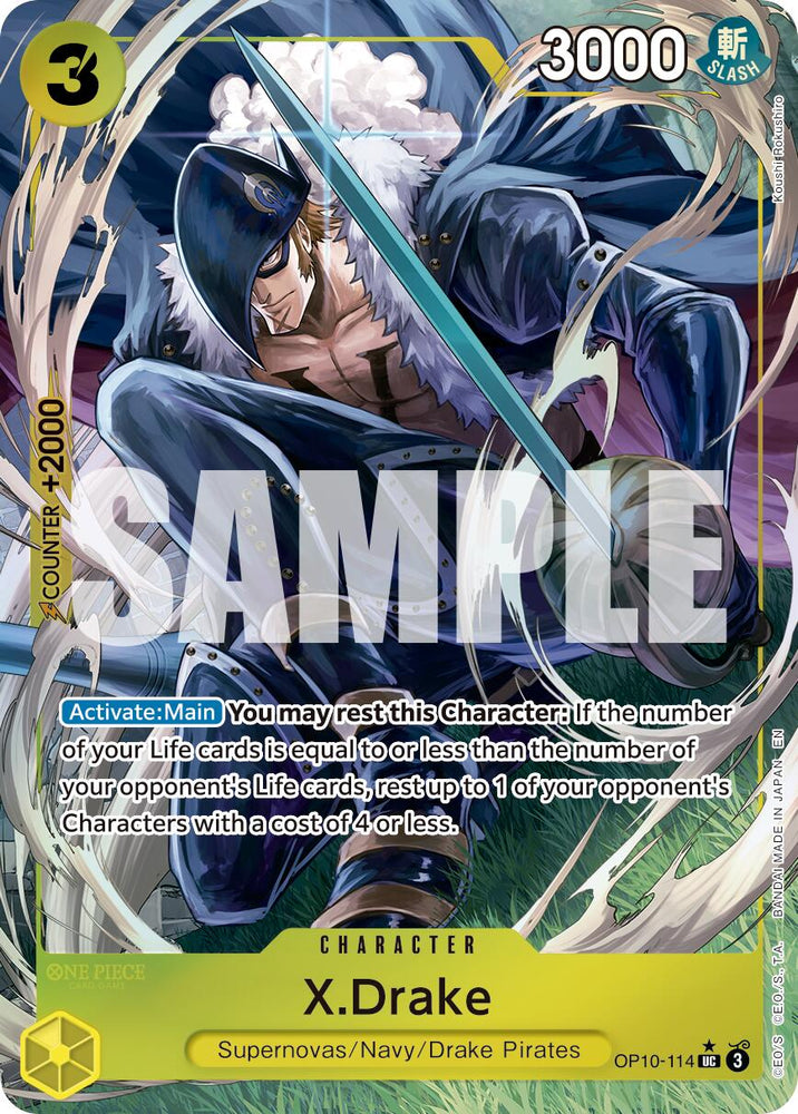 X.Drake (Alternate Art) [Premium Booster -The Best- Vol. 2] Bandai