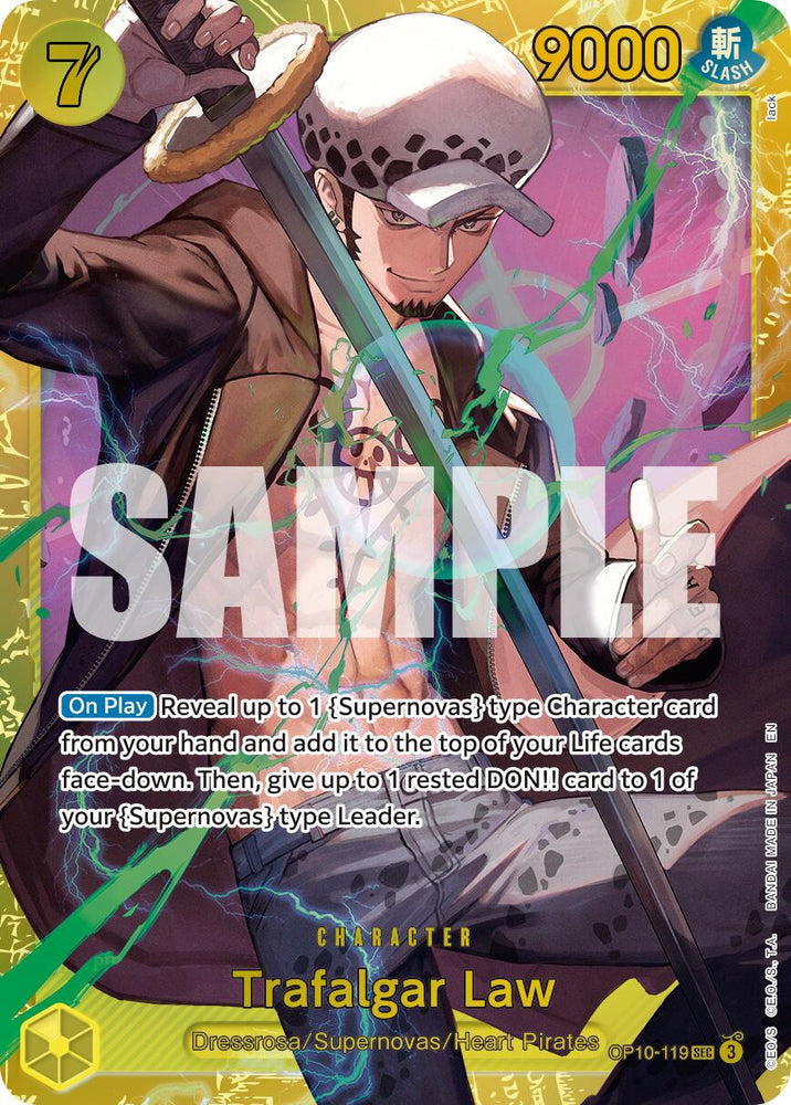 Trafalgar Law (OP10-119) (Reprint) [Premium Booster -The Best- Vol. 2] Bandai