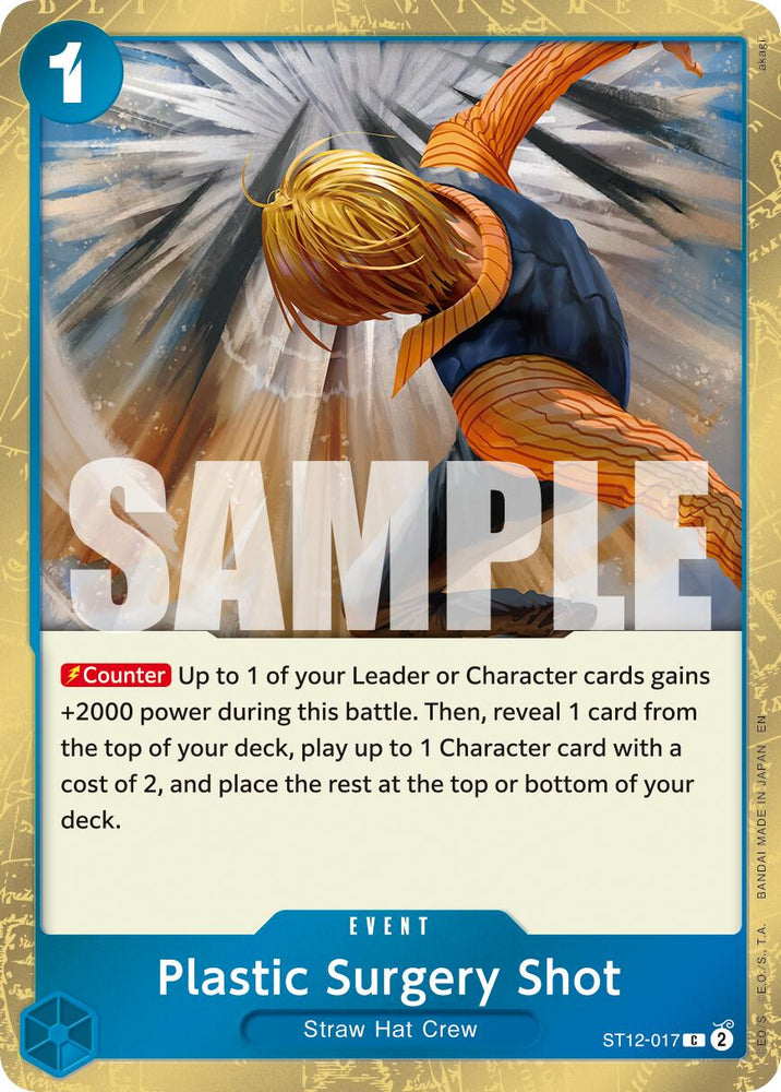 Plastic Surgery Shot (ST12-017) (Pirate Foil) [Premium Booster -The Best- Vol. 2] Bandai