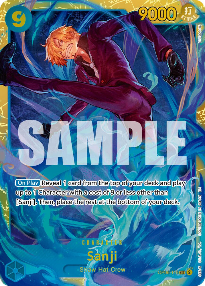 Sanji (OP06-119) (Reprint) [Premium Booster -The Best- Vol. 2] Bandai
