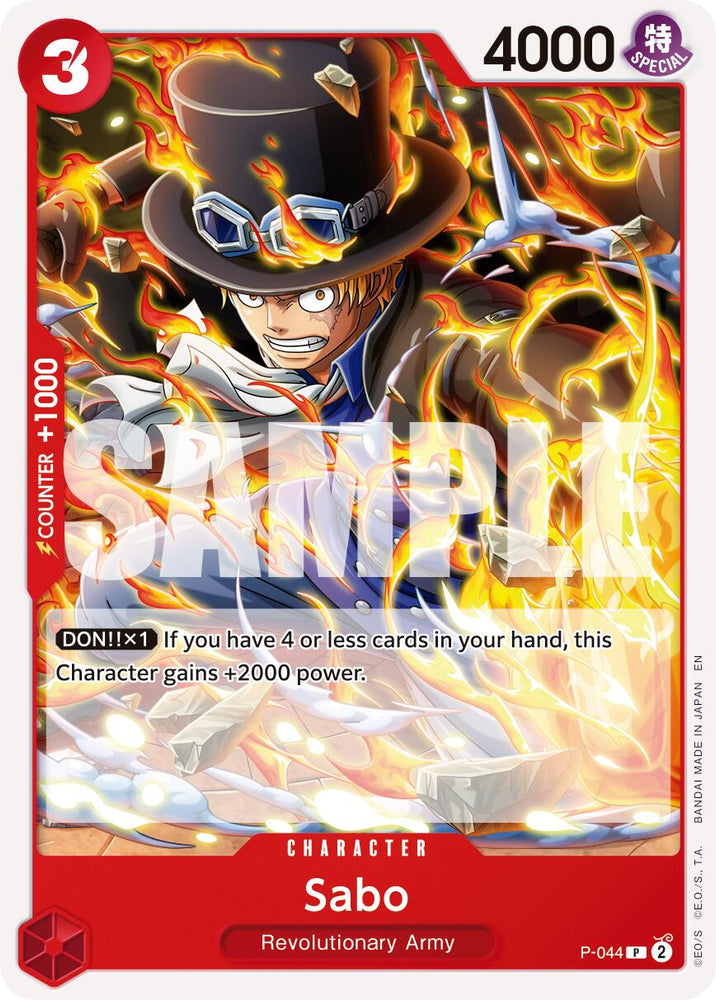 Sabo (P-044) (Reprint) [Premium Booster -The Best- Vol. 2] Bandai