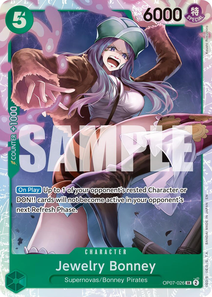 Jewelry Bonney (OP07-026) (Reprint) [Premium Booster -The Best- Vol. 2] Bandai