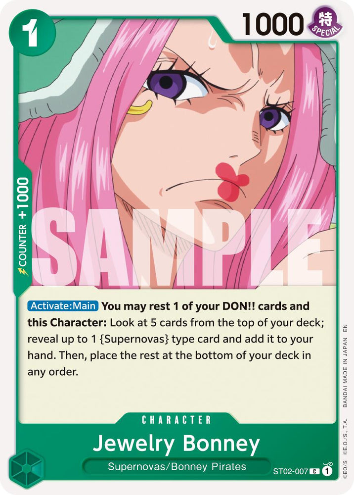 Jewelry Bonney (ST02-007) (Reprint) [Premium Booster -The Best- Vol. 2] Bandai