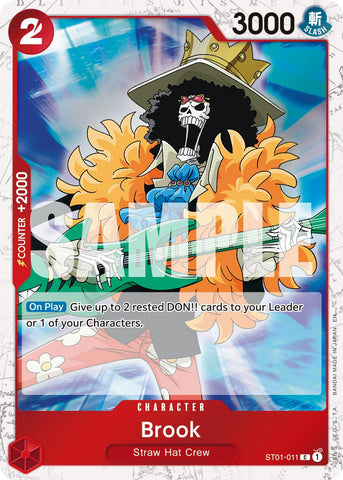 Brook (ST01-011) (Pirate Foil) [Premium Booster -The Best- Vol. 2] Bandai