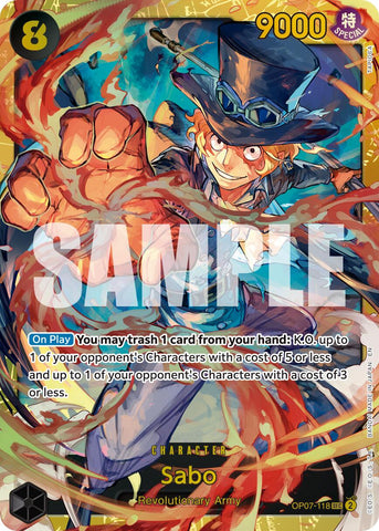 Sabo (OP07-118) (Reprint) [Premium Booster -The Best- Vol. 2] Bandai