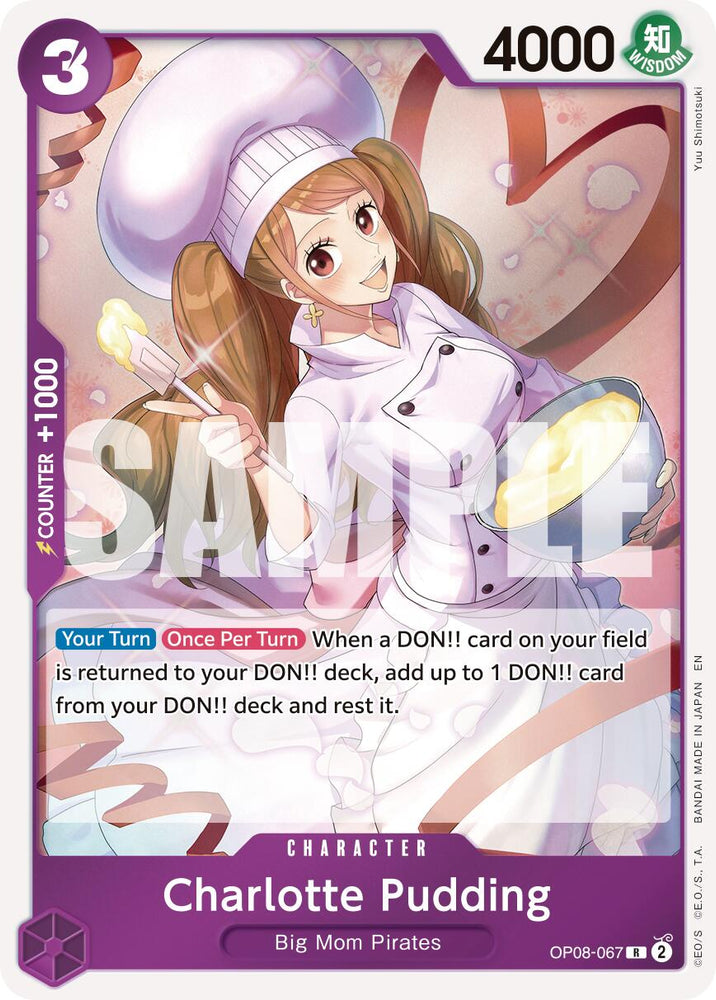Charlotte Pudding (OP08-067) (Reprint) [Premium Booster -The Best- Vol. 2] Bandai