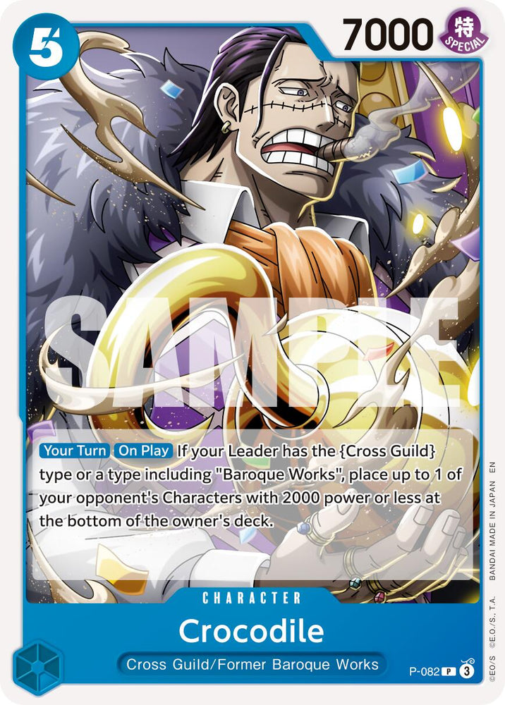 Crocodile (P-082) (Reprint) [Premium Booster -The Best- Vol. 2] Bandai