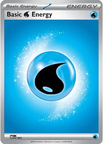 Basic Water Energy - 003 [Mega Evolution Energies] Pokémon