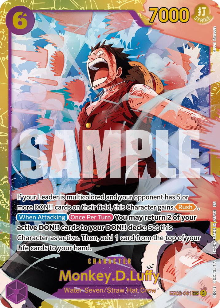 Monkey.D.Luffy (EB02-061) (Reprint) [Premium Booster -The Best- Vol. 2] Bandai