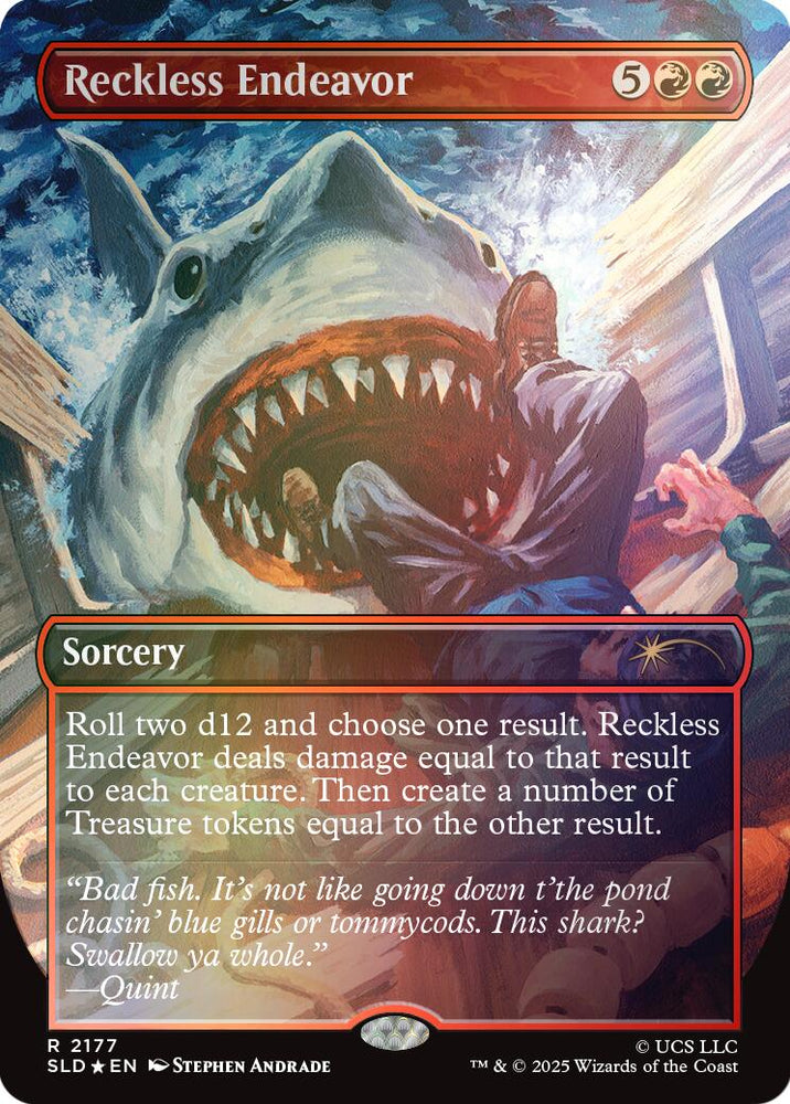 Reckless Endeavor (Rainbow Foil) [Secret Lair Drop Series] Magic: The Gathering