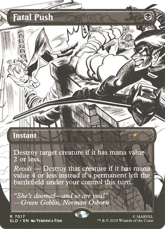 Fatal Push (7017) [Secret Lair Drop Series] Magic: The Gathering