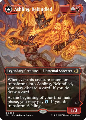 Ashling, Rekindled (Borderless) [Lorwyn Eclipsed] Magic: The Gathering