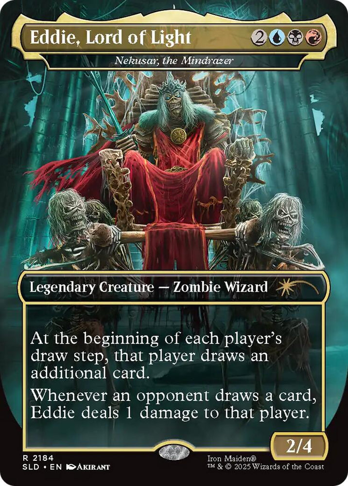 Eddie, Lord of Light - Nekusar, the Mindrazer [Secret Lair Drop Series] Magic: The Gathering