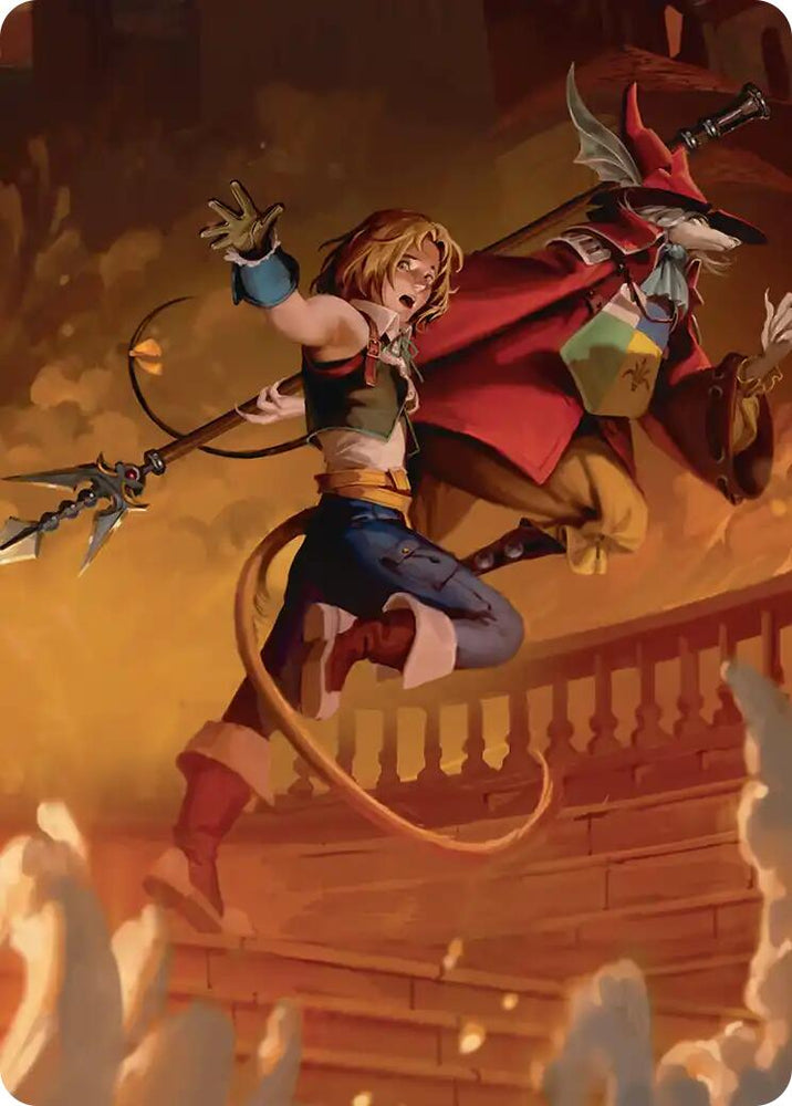 Search for Dagger Scene Art Card [FINAL FANTASY Art Series] Magic: The Gathering