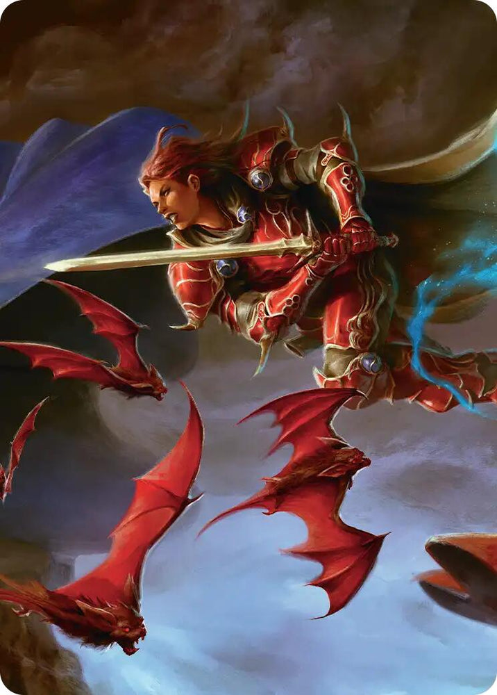 The Destined Warrior Scene Art Card [FINAL FANTASY Art Series] Magic: The Gathering