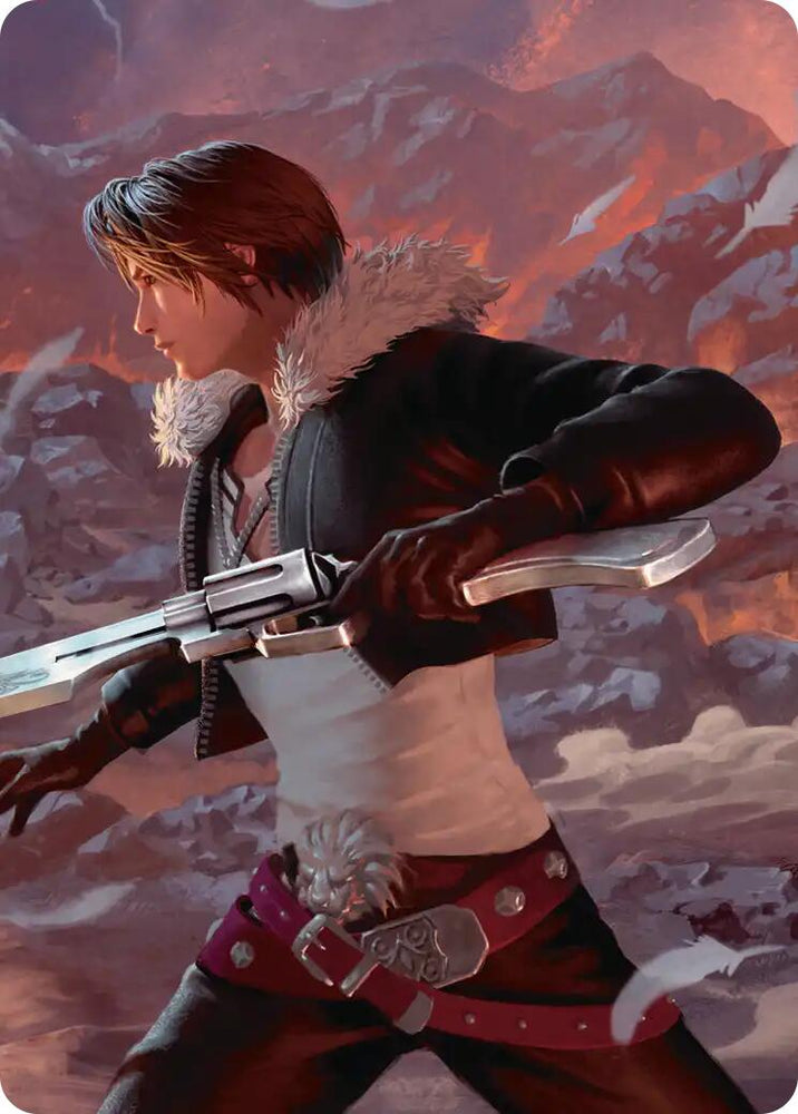 Squall, Gunblade Duelist Scene Art Card [FINAL FANTASY Art Series] Magic: The Gathering