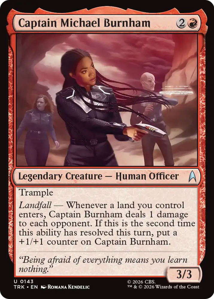 Captain Michael Burnham [Star Trek] Magic: The Gathering