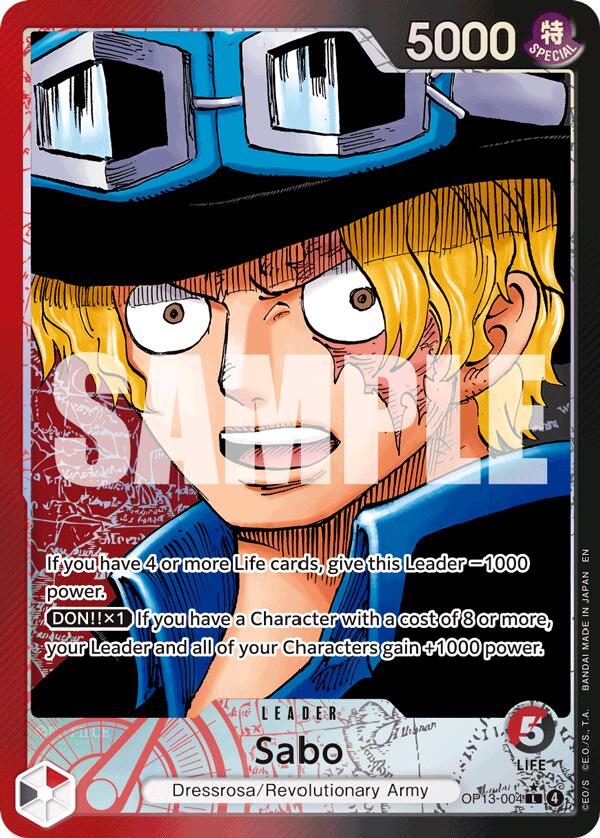 Sabo (Alternate Art) [Carrying On His Will] Bandai