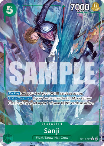 Sanji (Alternate Art) [Carrying On His Will] Bandai