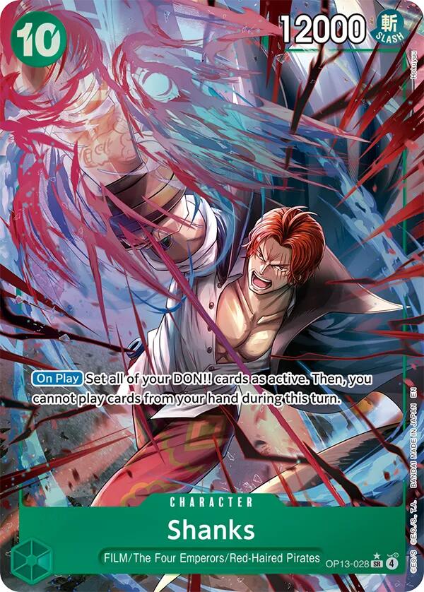 Shanks (Alternate Art) [Carrying On His Will] Bandai