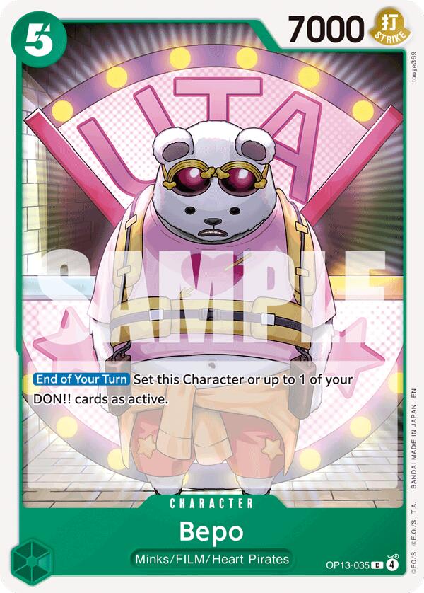 Bepo [Carrying On His Will] Bandai