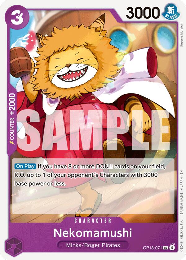 Nekomamushi [Carrying On His Will] Bandai