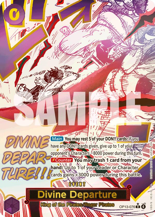 Divine Departure (Alternate Art) [Carrying On His Will] Bandai