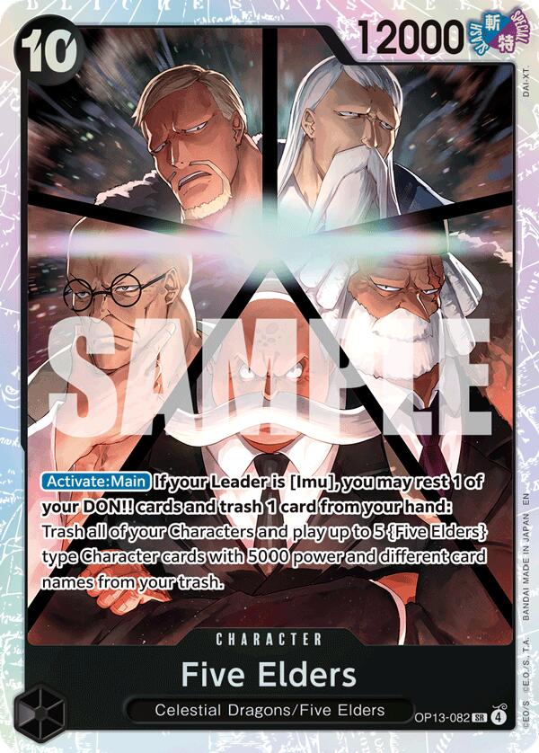 Five Elders [Carrying On His Will] Bandai