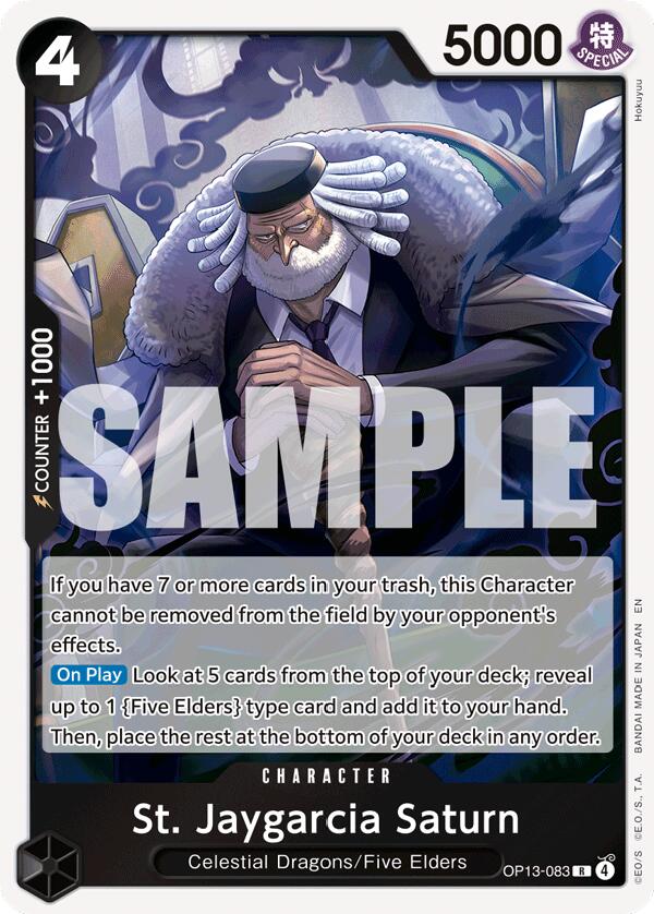 St. Jaygarcia Saturn [Carrying On His Will] Bandai