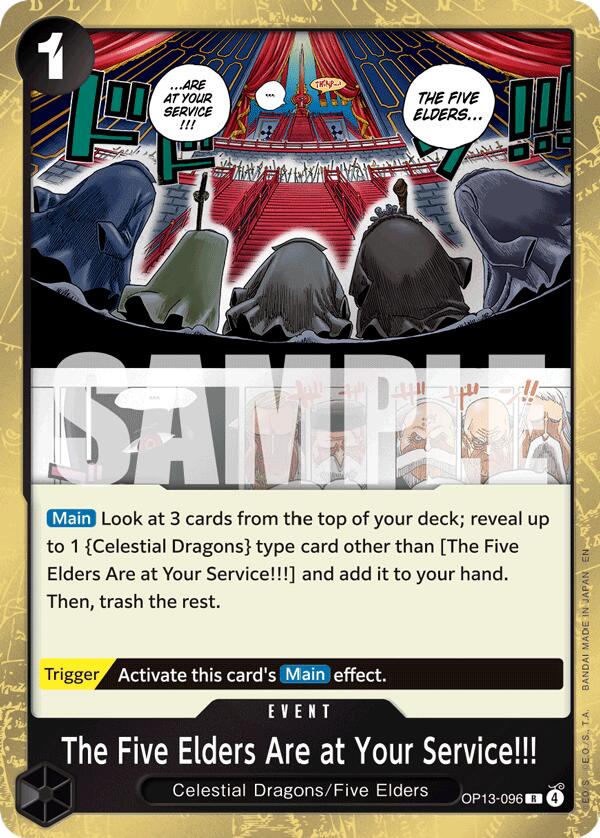 The Five Elders Are at Your Service!!! [Carrying On His Will] Bandai