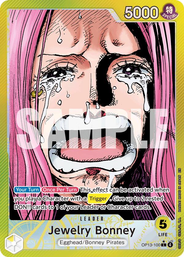 Jewelry Bonney (Alternate Art) [Carrying On His Will] Bandai