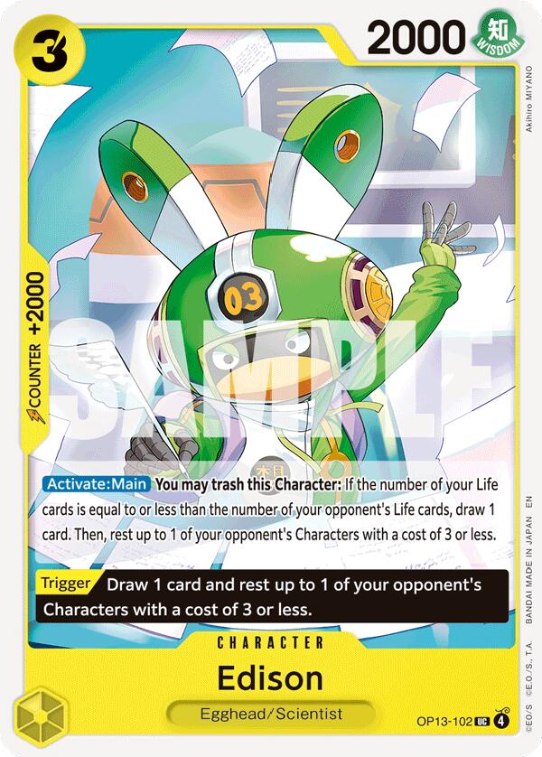 Edison [Carrying On His Will] Bandai