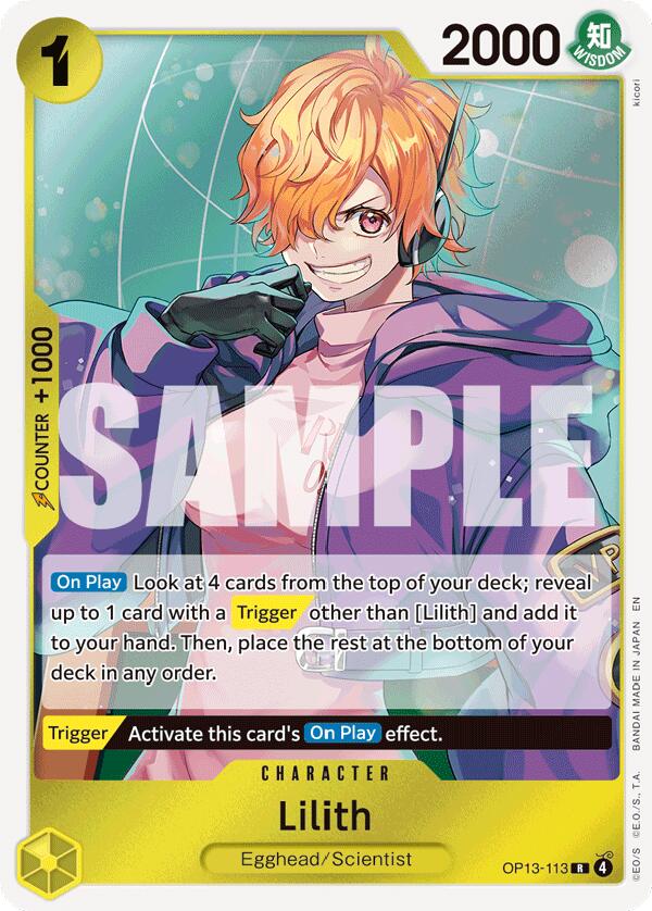 Lilith [Carrying On His Will] Bandai