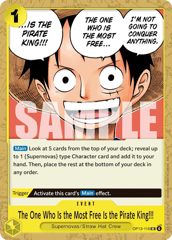 The One Who Is the Most Free Is the Pirate King!!! [Carrying On His Will] Bandai