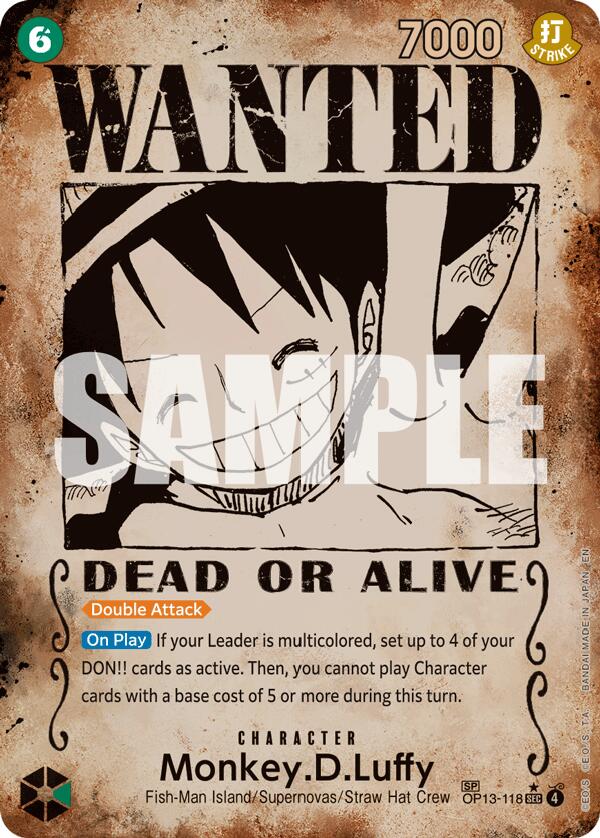 Monkey.D.Luffy (Wanted Poster) [Carrying On His Will] Bandai
