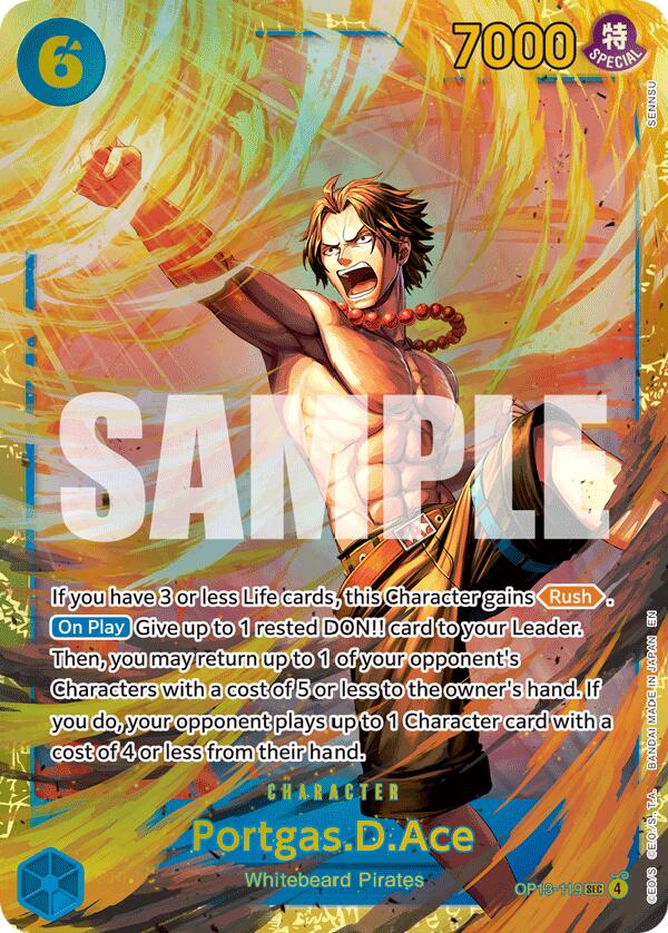 Portgas.D.Ace (119) [Carrying On His Will] Bandai