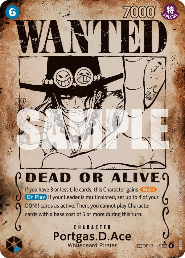 Portgas.D.Ace (Wanted Poster) [Carrying On His Will] Bandai