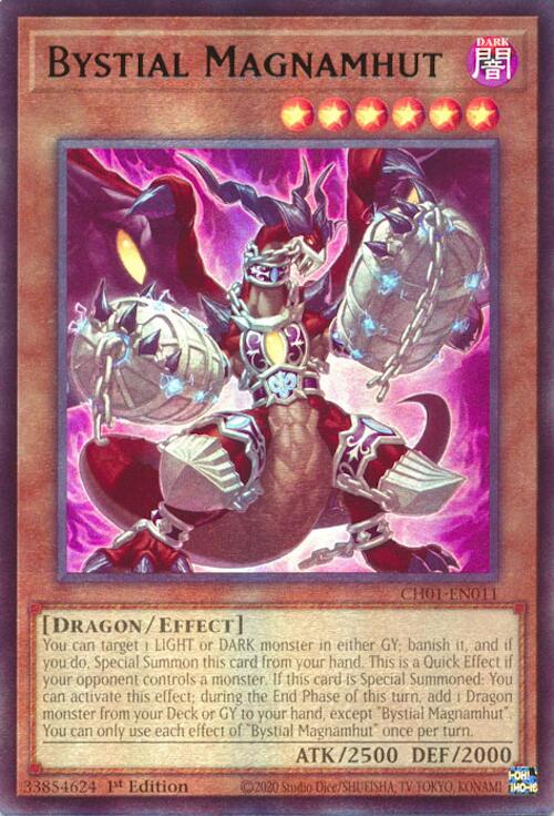 Bystial Magnamhut [CH01-EN011] Ultra Rare Yu-Gi-Oh!