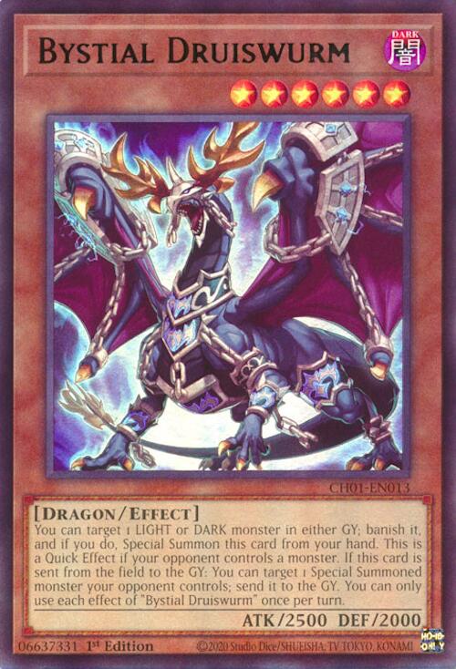 Bystial Druiswurm [CH01-EN013] Ultra Rare Yu-Gi-Oh!