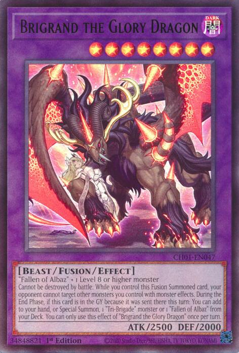 Brigrand the Glory Dragon [CH01-EN047] Ultra Rare Yu-Gi-Oh!